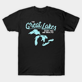 The Lakes Shark Free Unsalted Summer Vacation T-Shirt